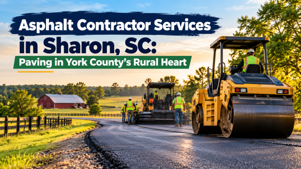 Asphalt Contractor Services in Sharon, SC: Paving in York County's Rural Heart